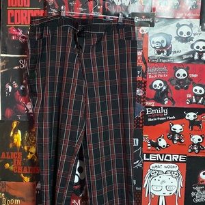 Emo plaid pants
